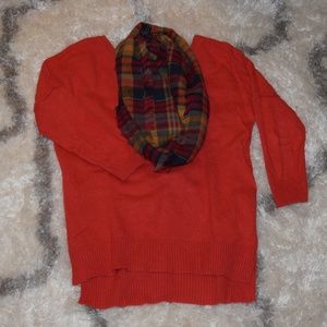 H&M L.O.G.G. Red Sweater